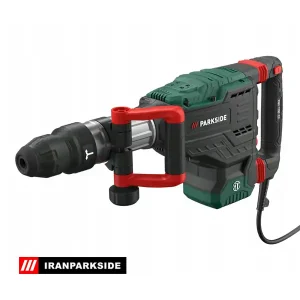 چکش تخریب پارکساید بتن‌کن صنعتی پارکساید هامر دریل SDS-max پارکساید چکش تخریب 1700 وات پارکساید چکش تخریب 17 کیلویی ابزار تخریب حرفه‌ای پارکساید چکش تخریب با قدرت 50 ژول چکش تخریب با دسته ضد لرزش چکش تخریب با کیف حمل چرخ‌دار خرید چکش تخریب پارکساید ایران پارکساید